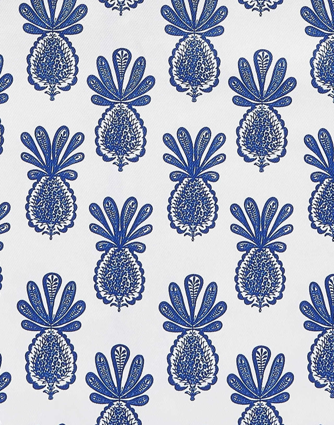 Clearance La DoubleJ ApronPineapple Blu in Cotton