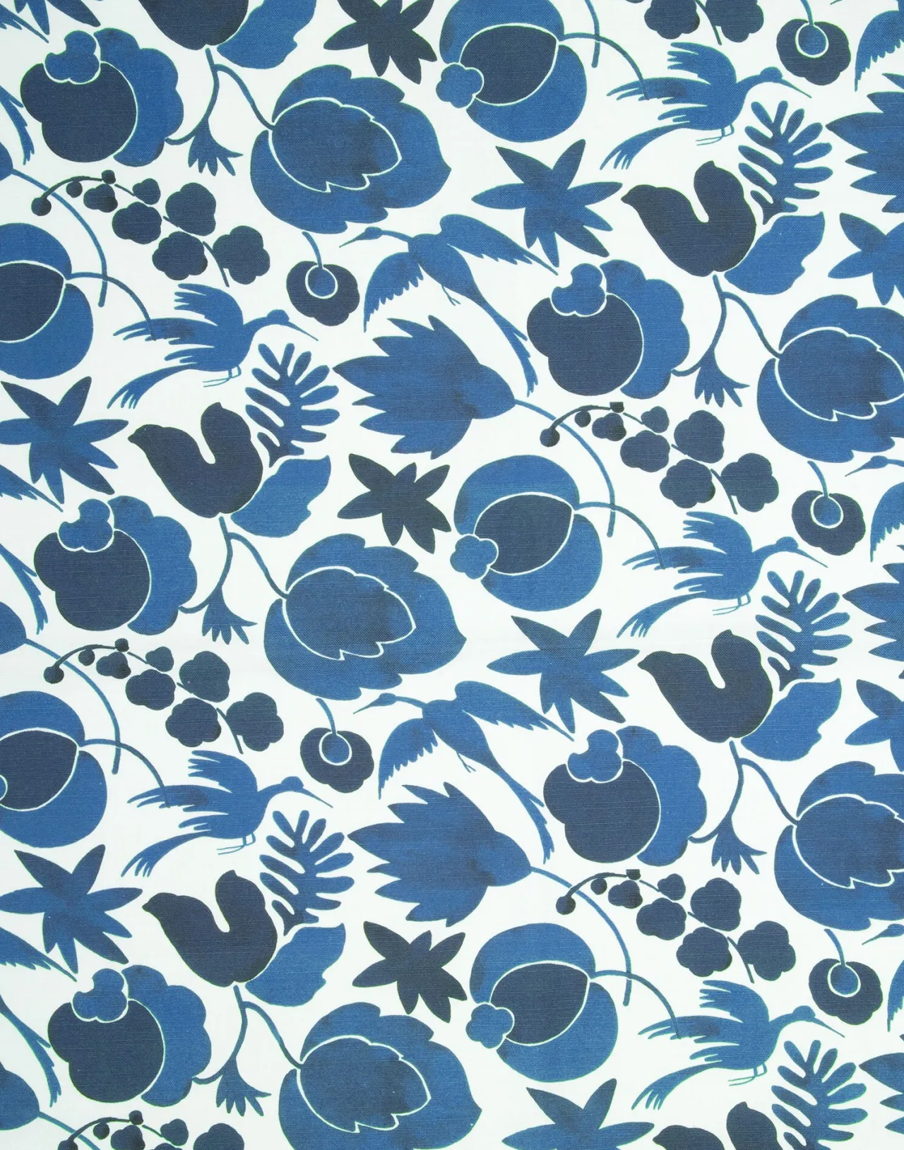 Flash Sale La DoubleJ ApronWildbird Blu in Cotton