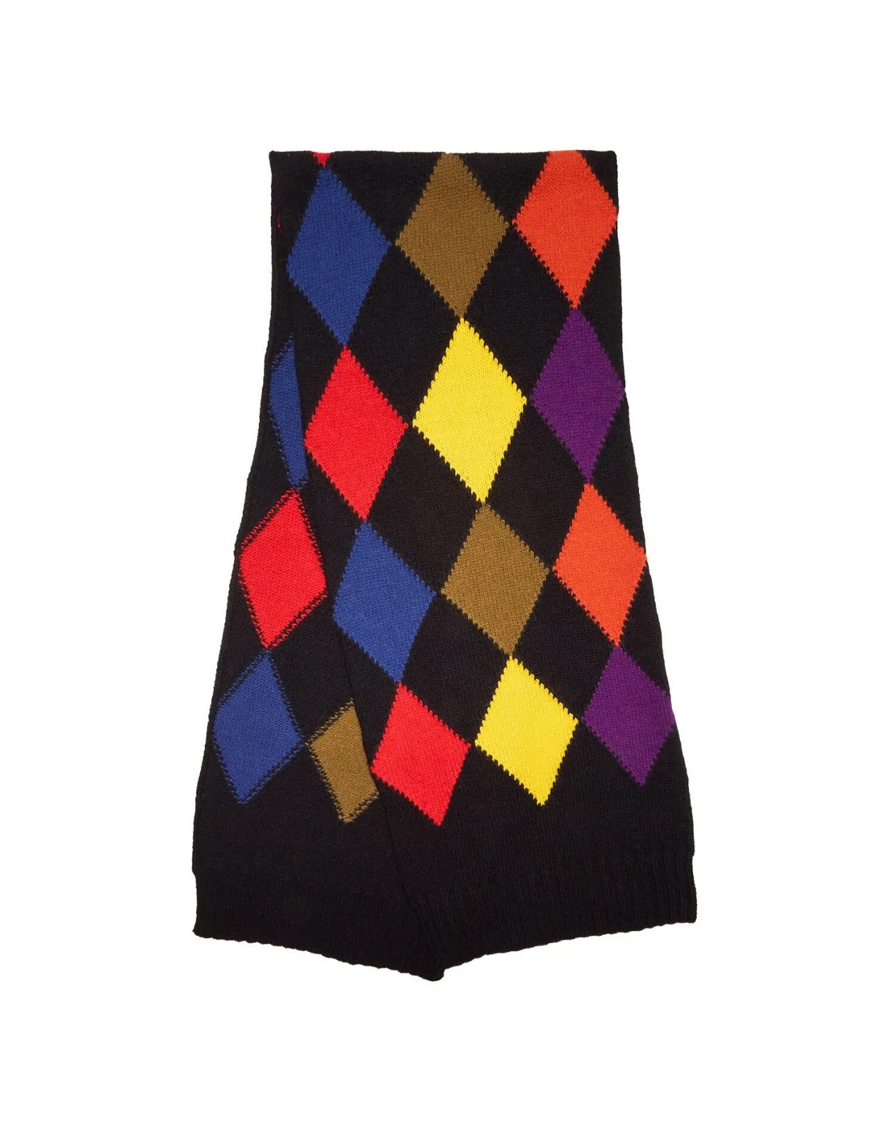 Store La DoubleJ Argyle ScarfMulticolor in Wool