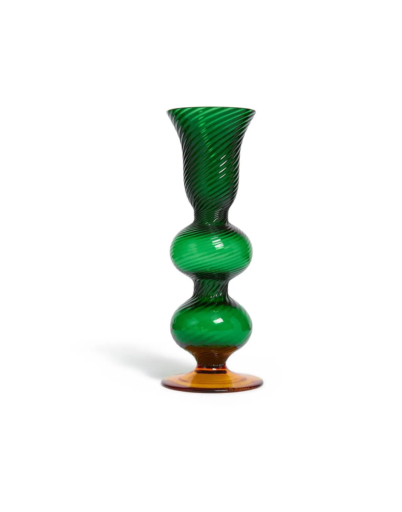 Best La DoubleJ Baby Bubble Candle StickSolid Green in Murano Glass