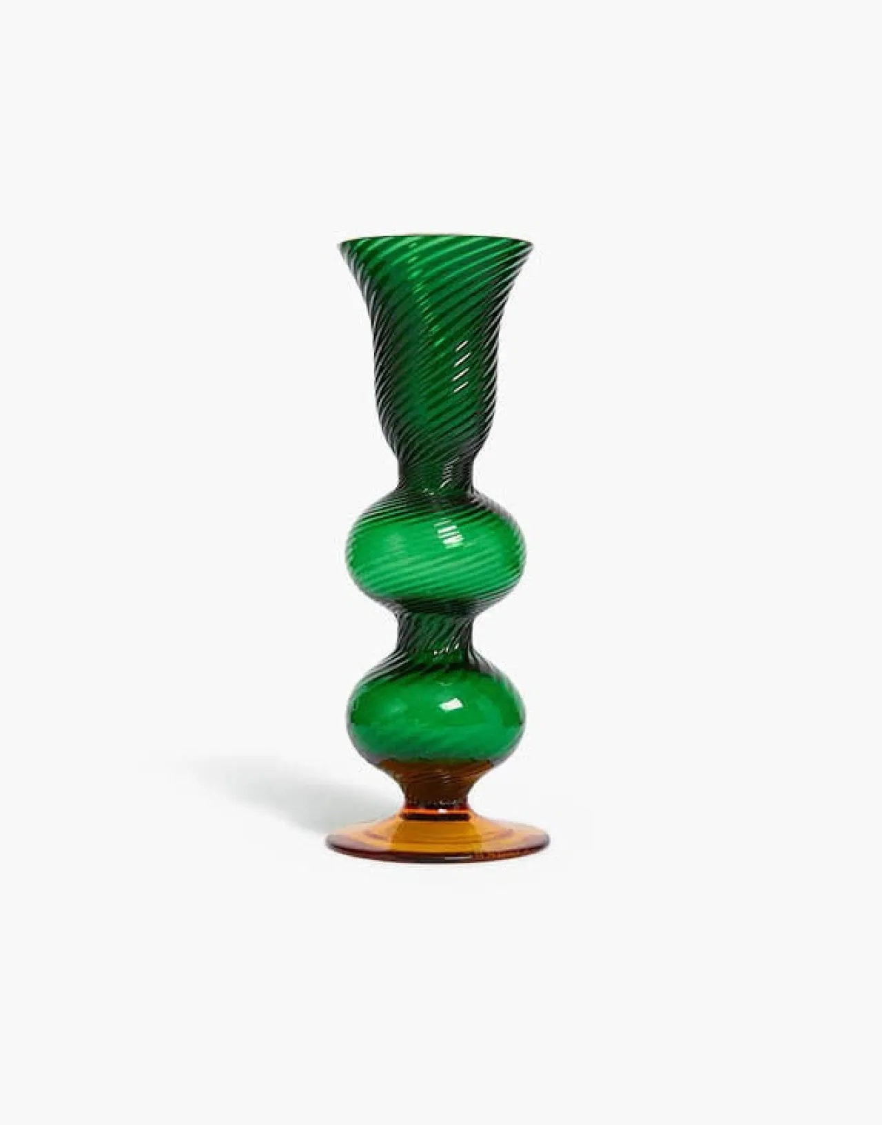 Best La DoubleJ Baby Bubble Candle StickSolid Green in Murano Glass