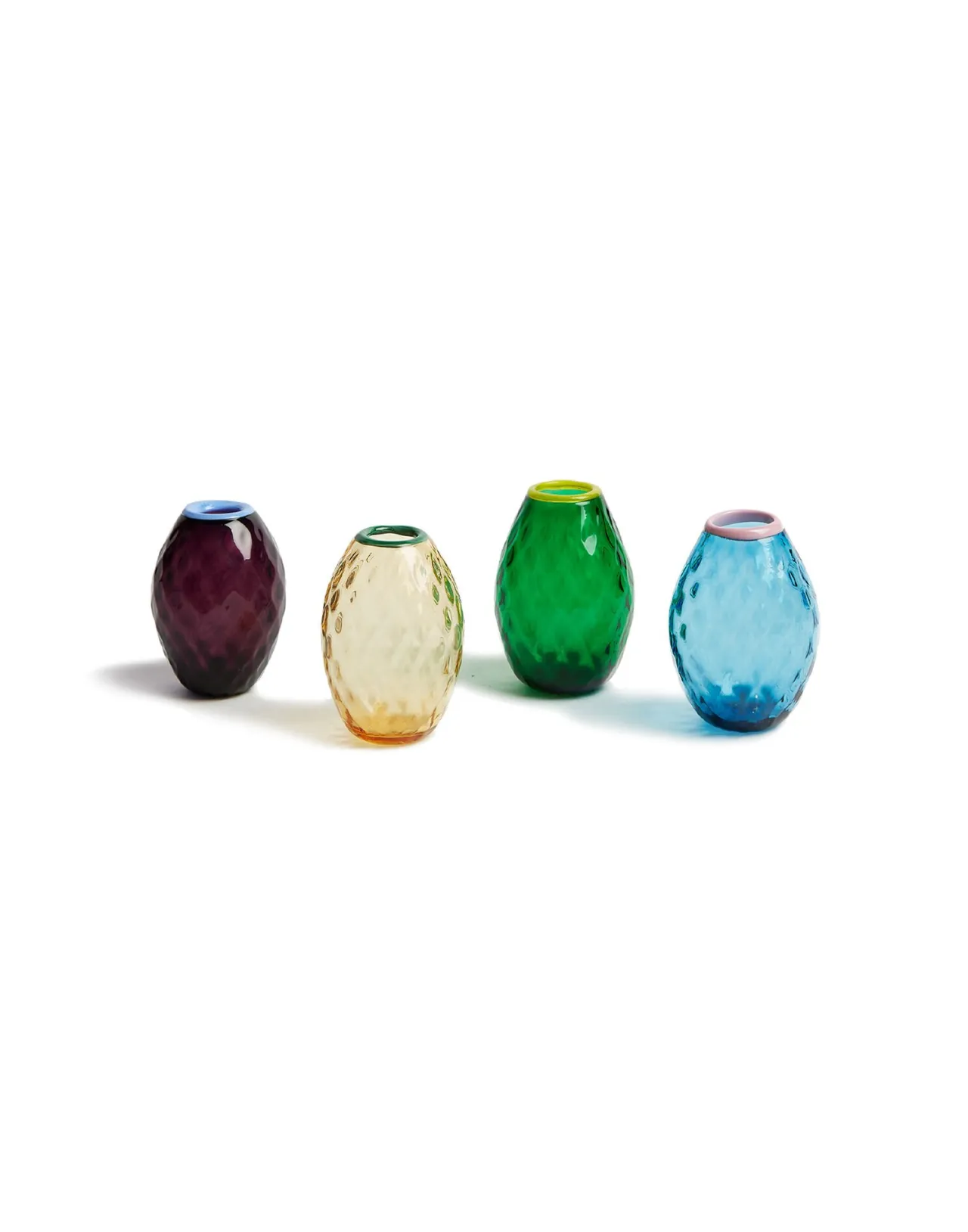 Outlet La DoubleJ Baby Egg VasesMisty Rainbow Mix in Murano Glass