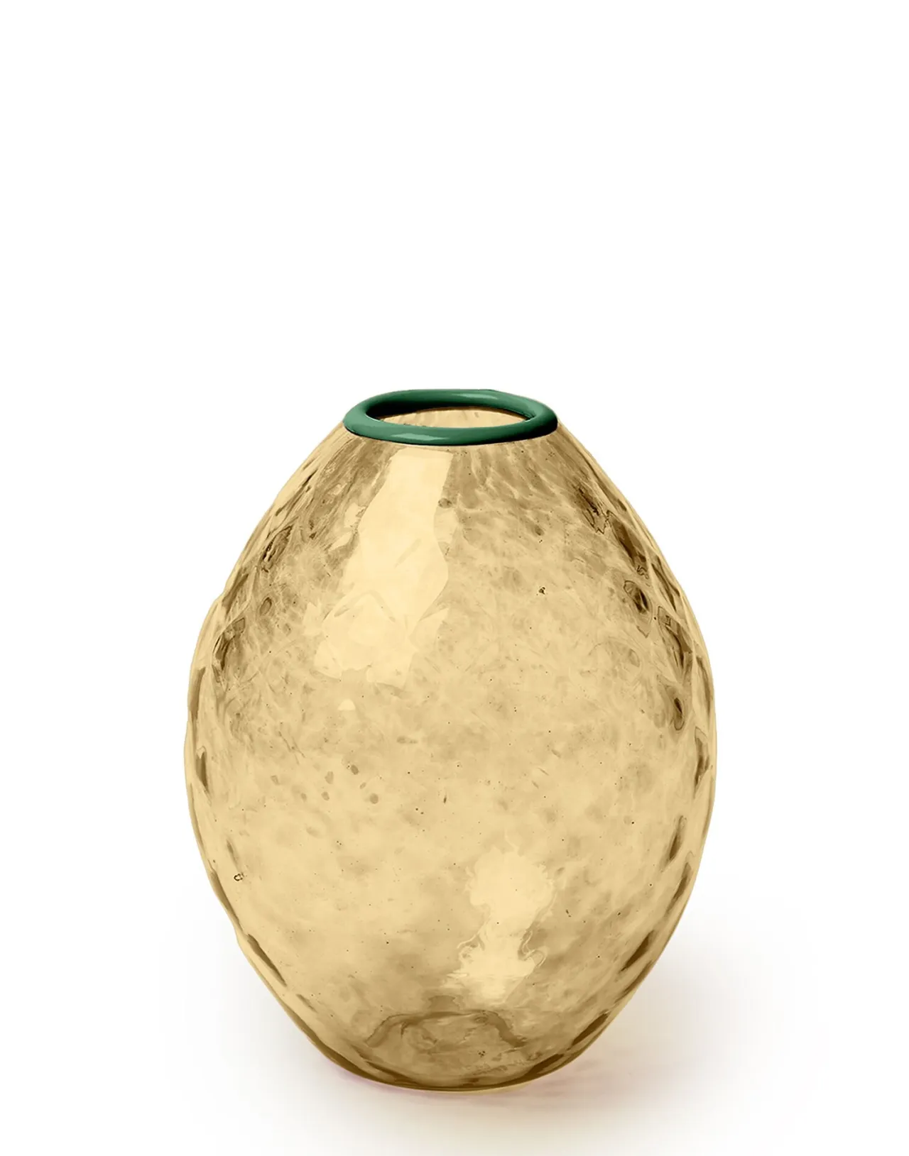 Best Sale La DoubleJ Big Egg VaseGold in Murano Glass