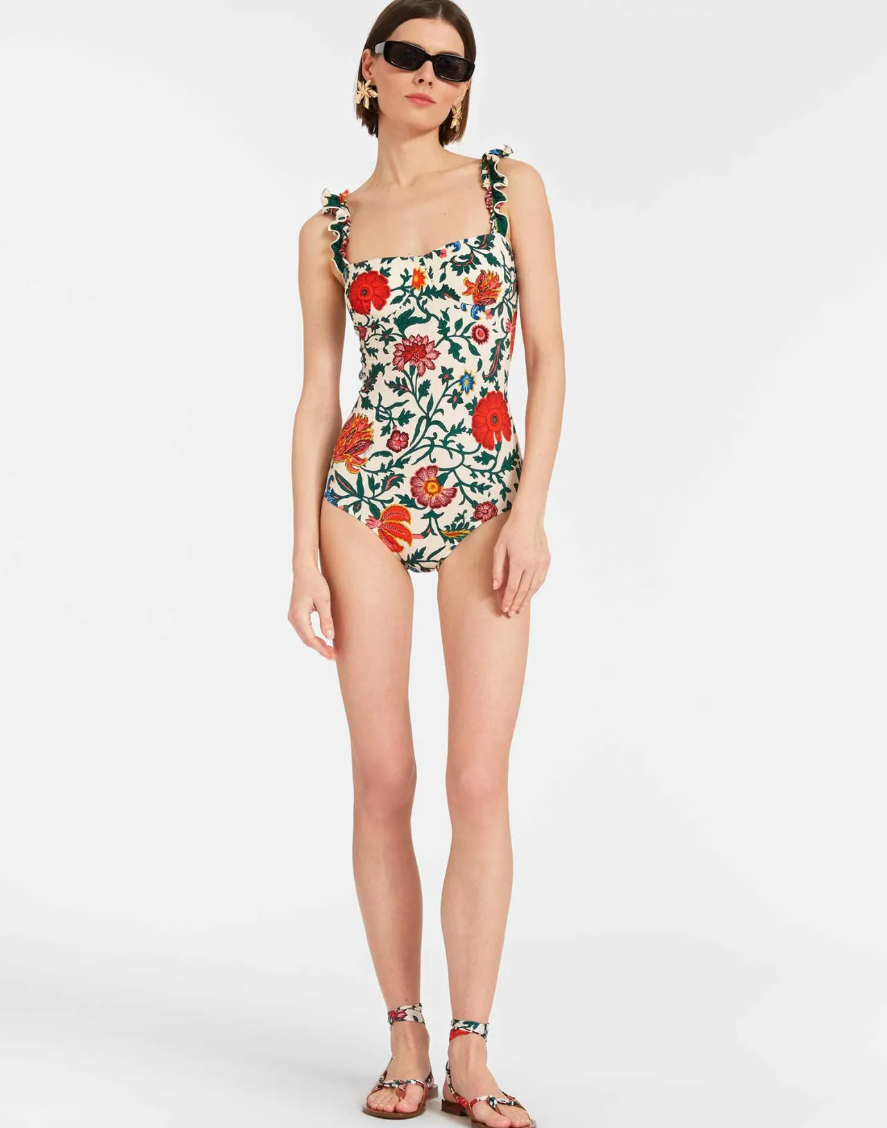 Flash Sale La DoubleJ Boop SwimsuitDragonflower Mini Multicolor in Lycra