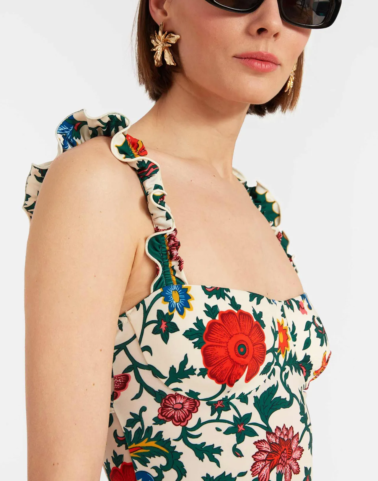 Flash Sale La DoubleJ Boop SwimsuitDragonflower Mini Multicolor in Lycra