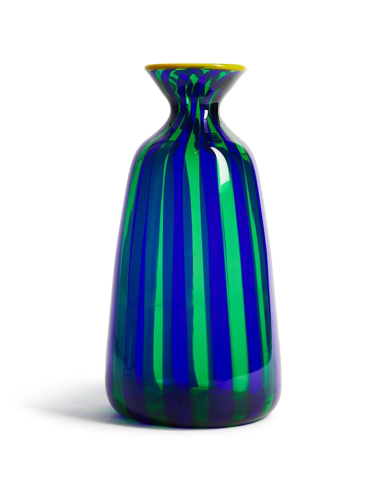 Hot La DoubleJ Bottiglia Vase (Smooth)Blu/Verde in Glass