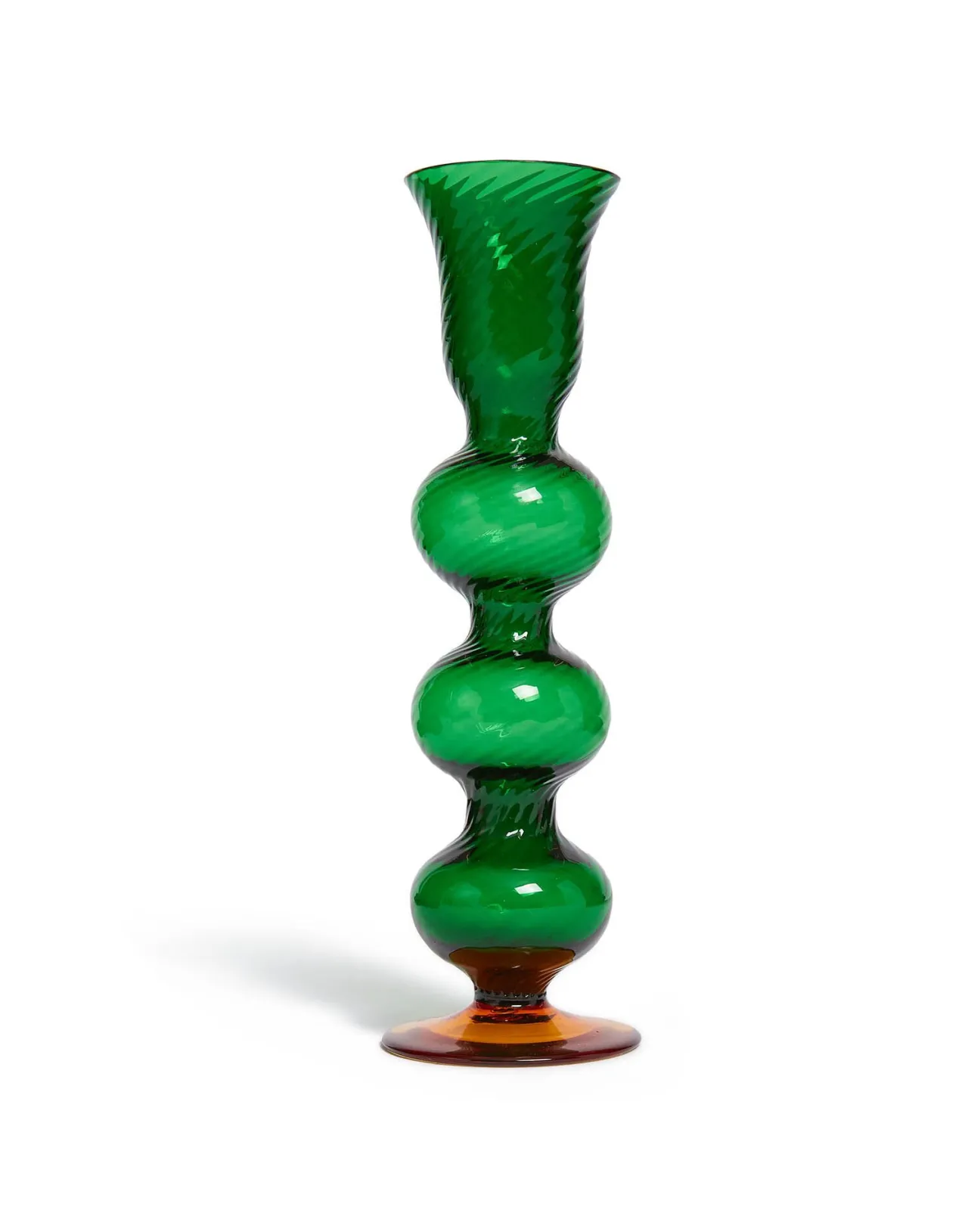 Flash Sale La DoubleJ Bubble Candle StickSolid Green in Murano Glass