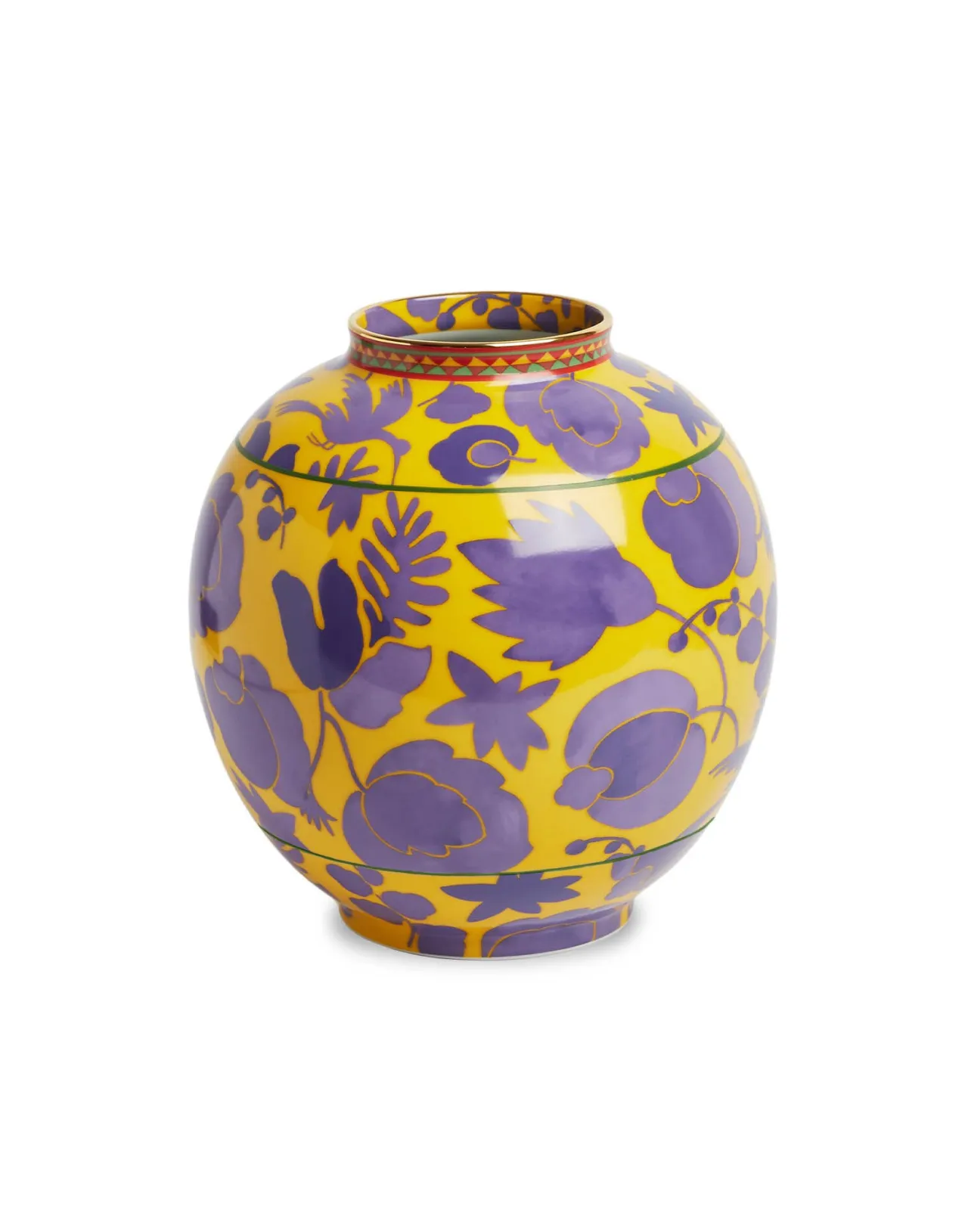 Cheap La DoubleJ Bubble VaseWildbird Yellow & Purple in Porcelain