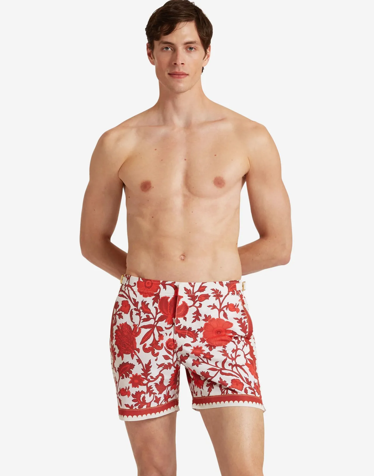 Flash Sale La DoubleJ Bulldog Swim ShortsDragonflower Placèe Red in Recycled Polyester