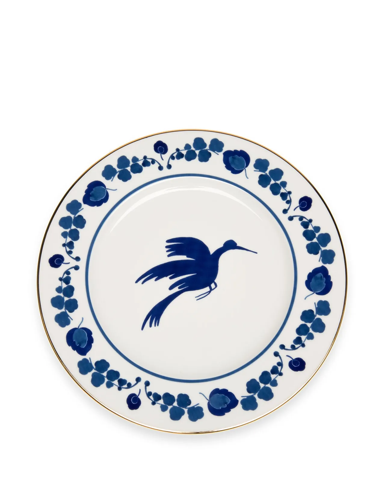 Best Sale La DoubleJ Charger PlateWildbird Blu in Porcelain