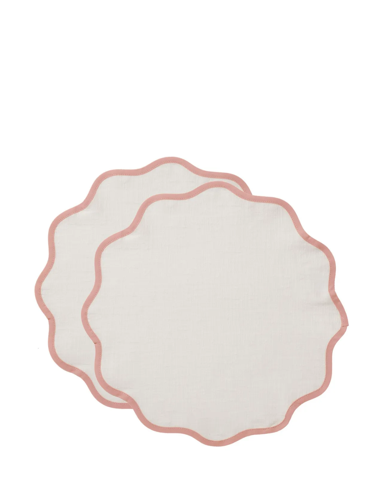 Sale La DoubleJ Cloud Placemat Set of 2Pink in Cotton