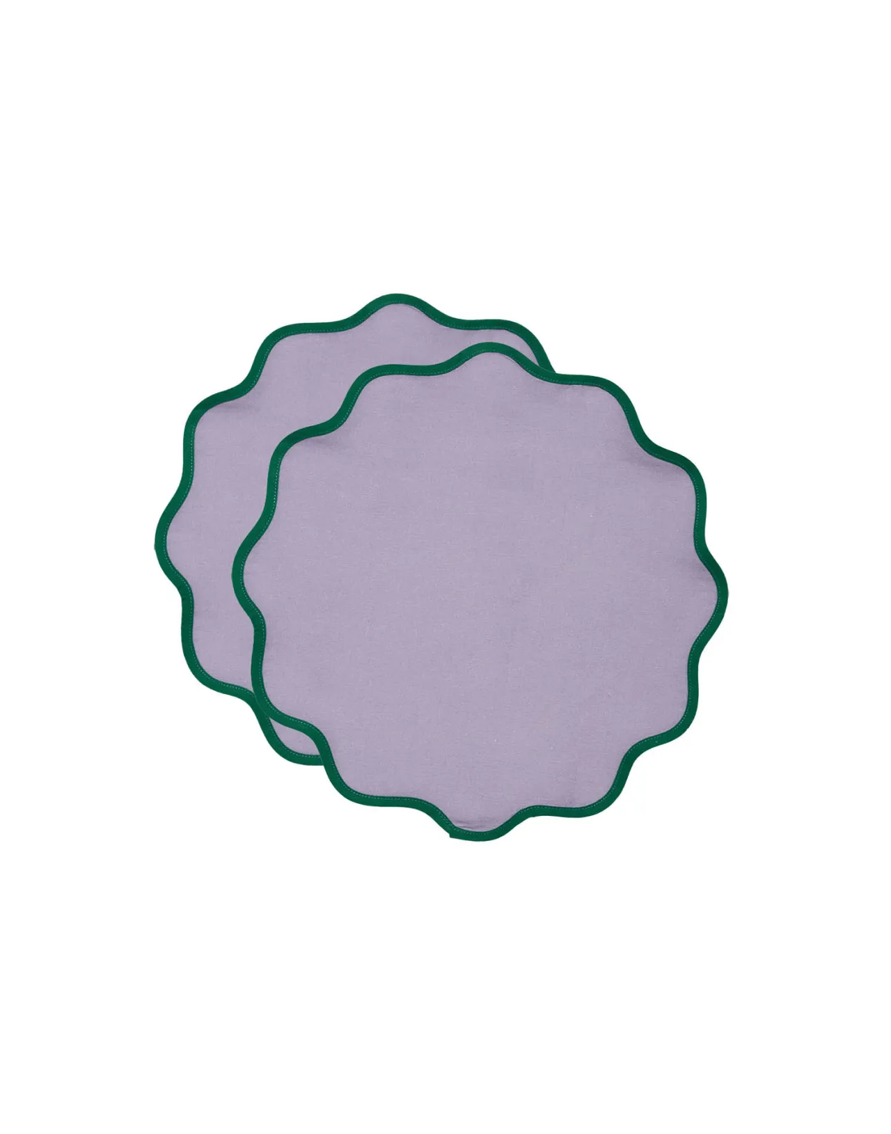 Best La DoubleJ Cloud Placemat Set Of 2Rainbow Lilac in Linen