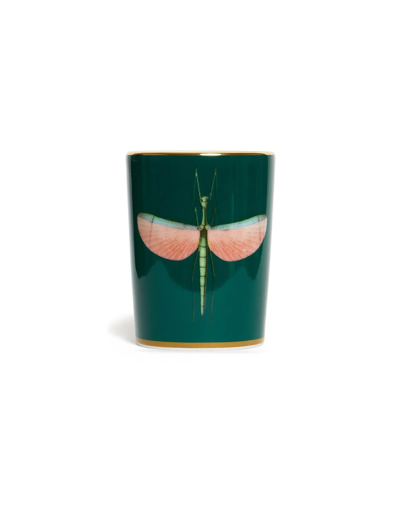 Shop La DoubleJ Decorative CupLibellula Green in Porcelain