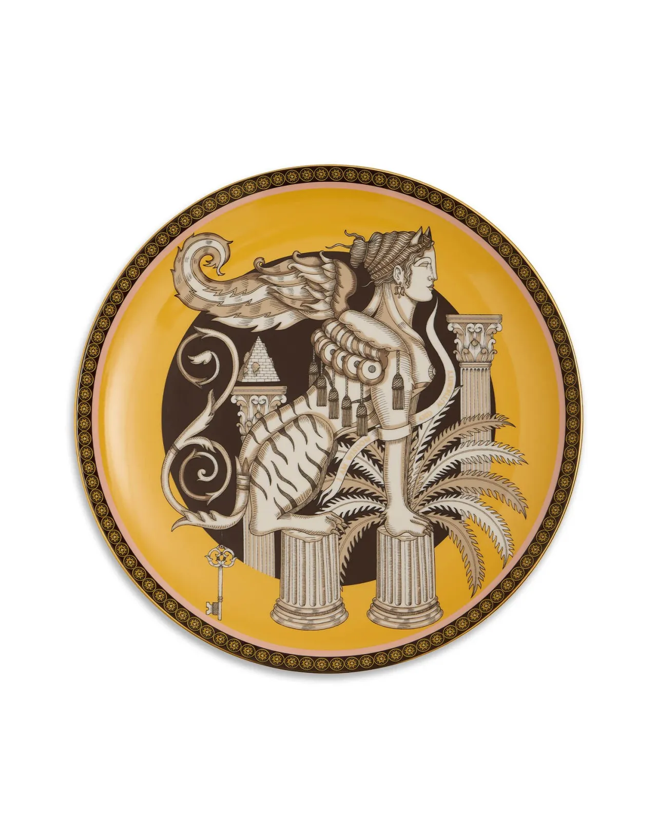Clearance La DoubleJ Decorative PlateThe Sphynx Saffron in Porcelain