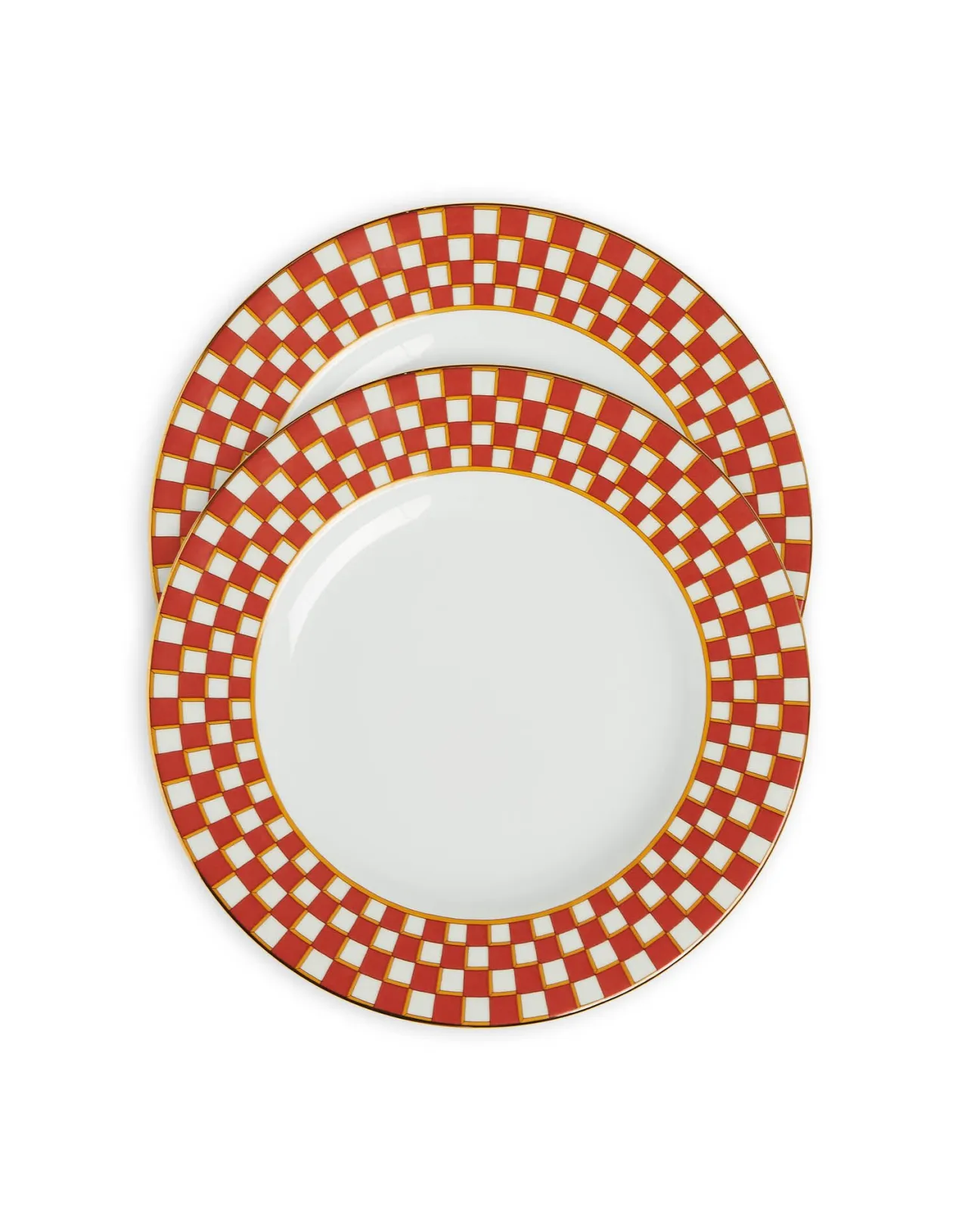 Best La DoubleJ Dinner Plates Set Of 2Apollo Brick in Porcelain