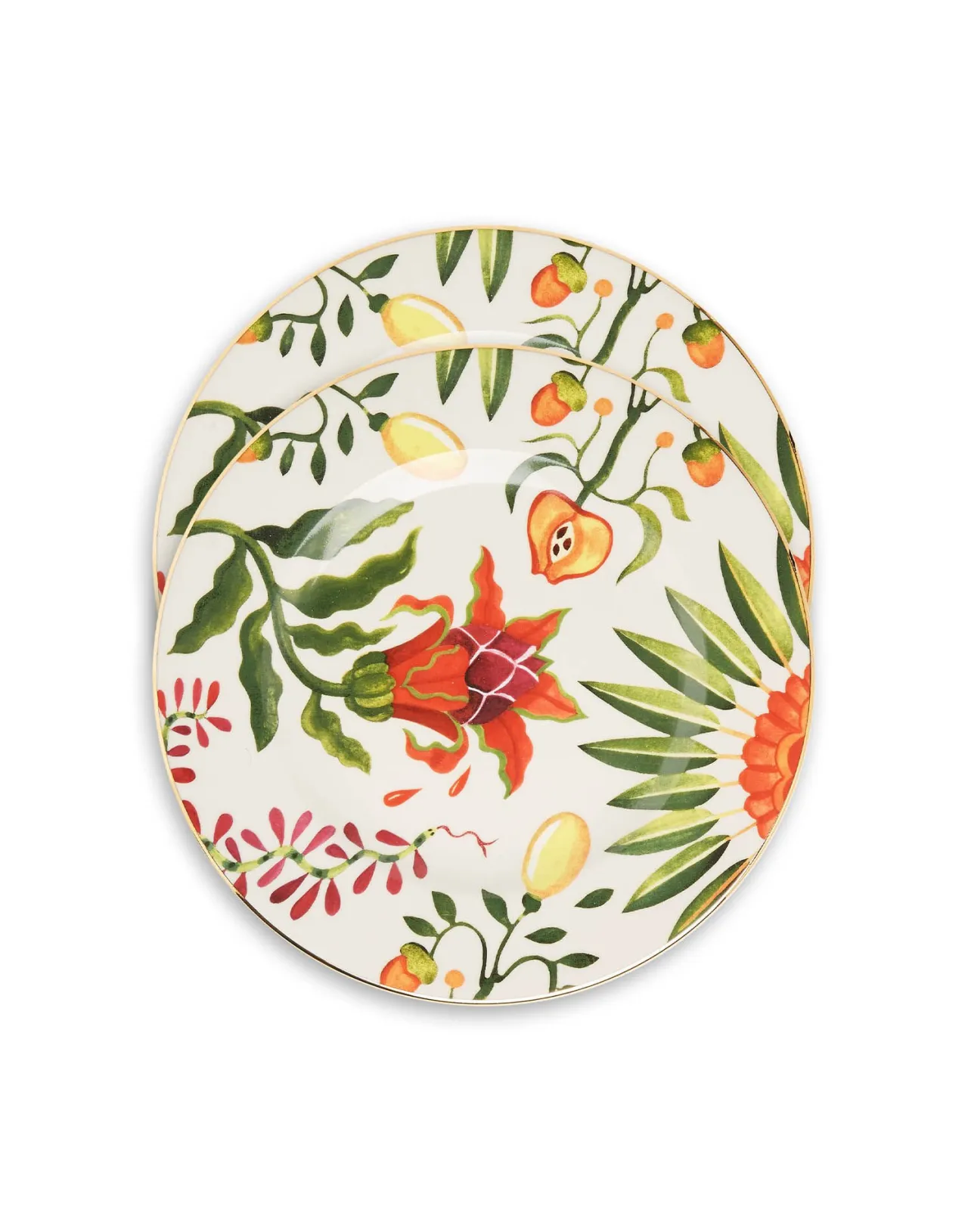 Clearance La DoubleJ Dinner Plates Set Of 2Eden in Porcelain