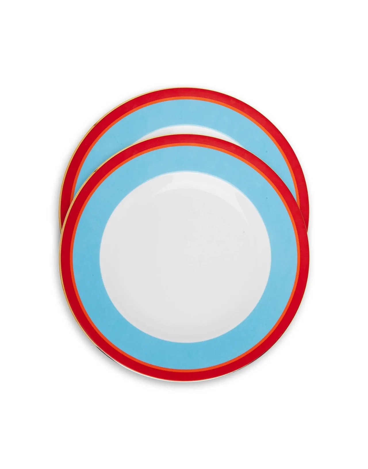 Discount La DoubleJ Dinner Plates Set Of 2Rainbow Azure in Porcelain