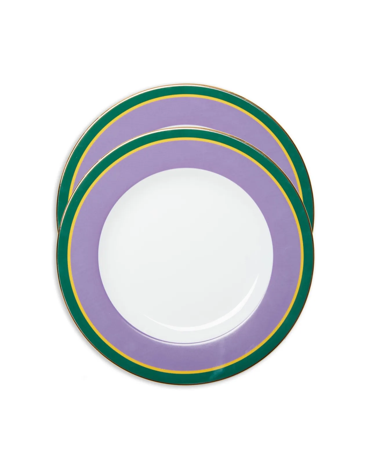 Outlet La DoubleJ Dinner Plates Set Of 2Rainbow Viola in Porcelain