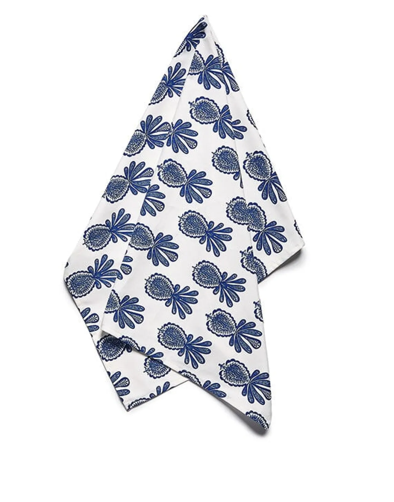 Outlet La DoubleJ DishtowelPineapple Blu in Cotton