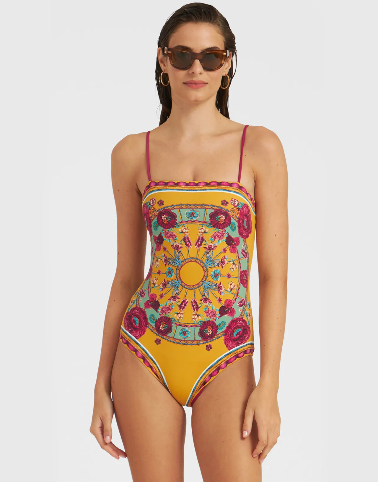 Cheap La DoubleJ Elle SwimsuitZodiac Placée Marigold in Supreme Lycra