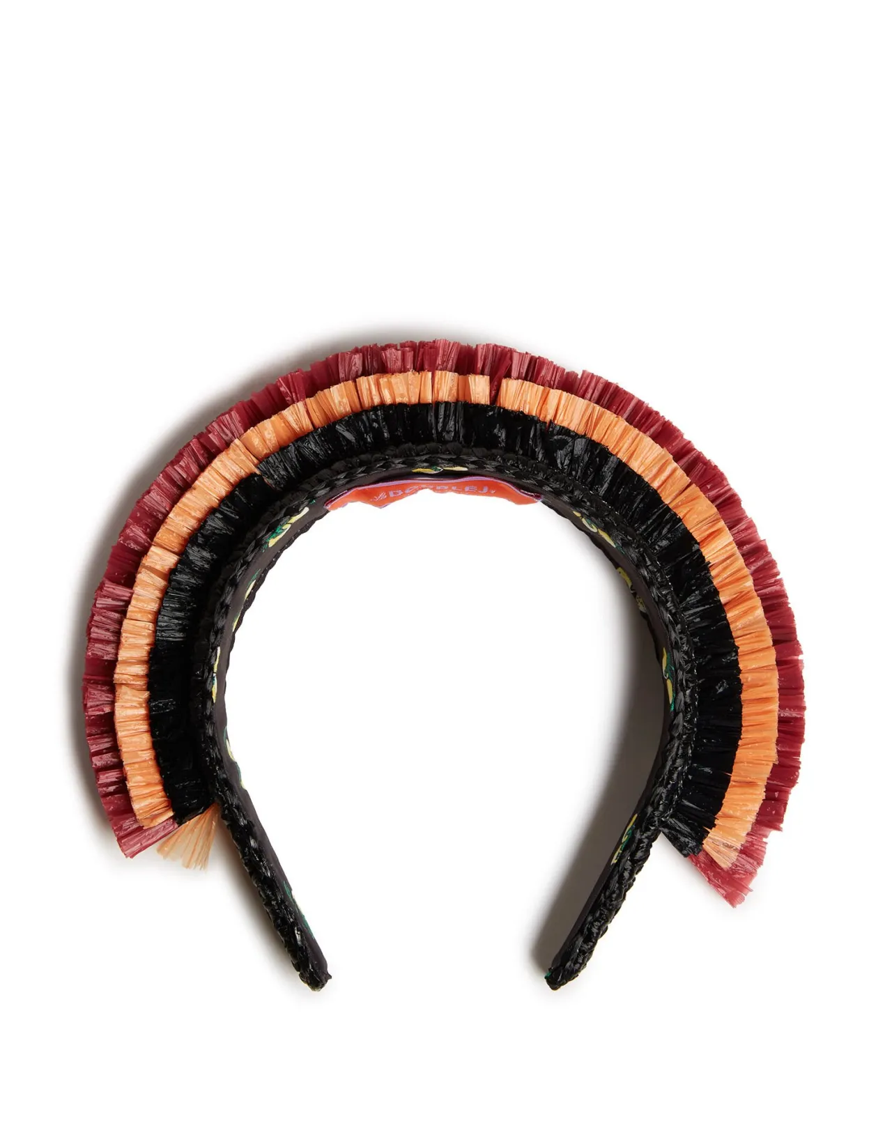 Clearance La DoubleJ Halo HeadbandSolid Black in Raffia Crochet