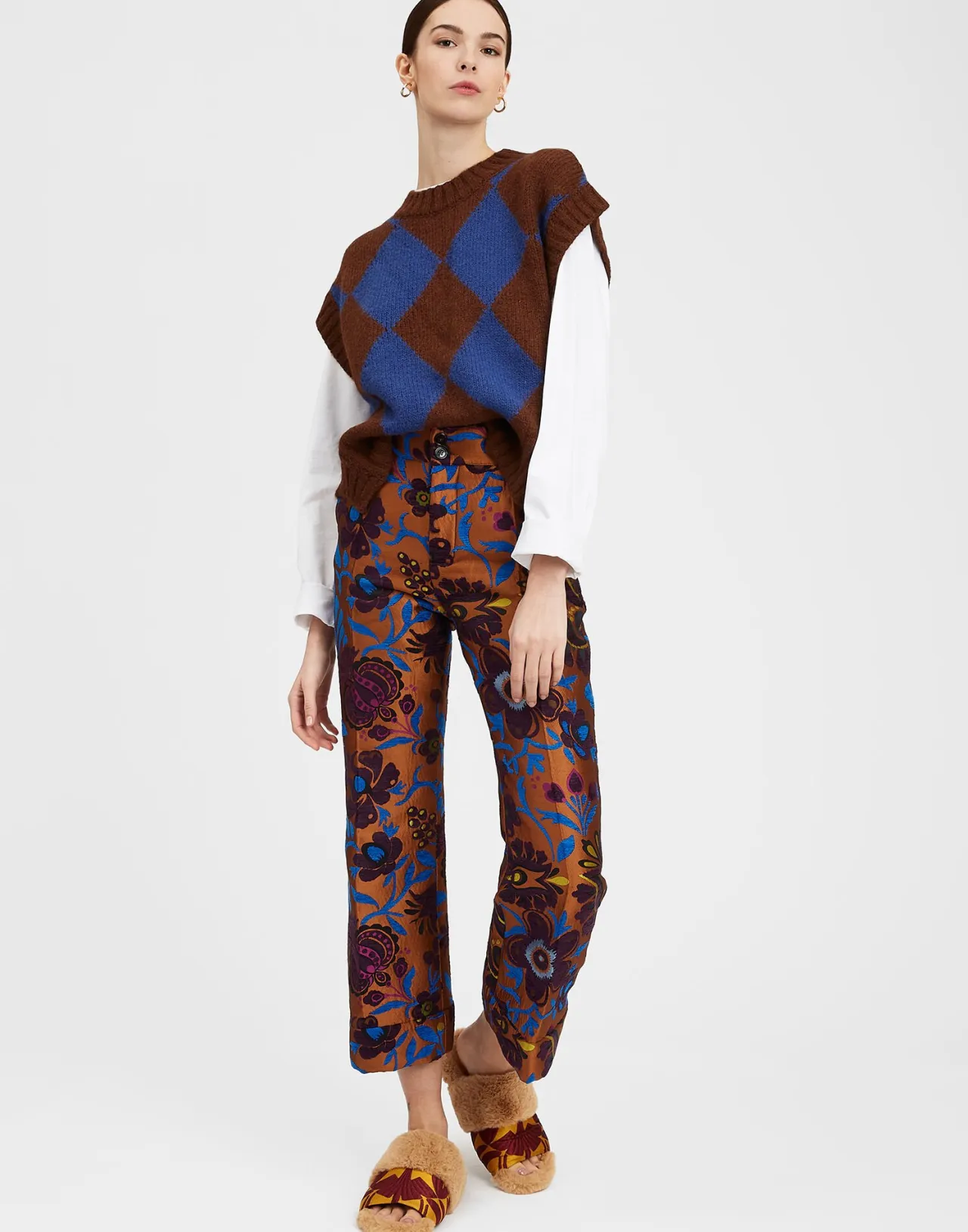 Sale La DoubleJ Hendrix PantsSelva Brown in Jacquard