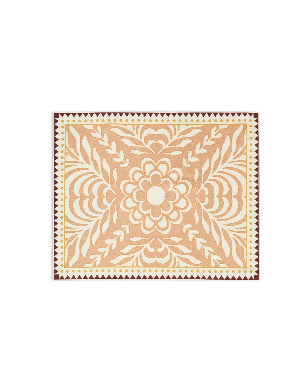 Cheap La DoubleJ Herringbone Placemats Set Of 2Tudor Pink in Cotton Chevron