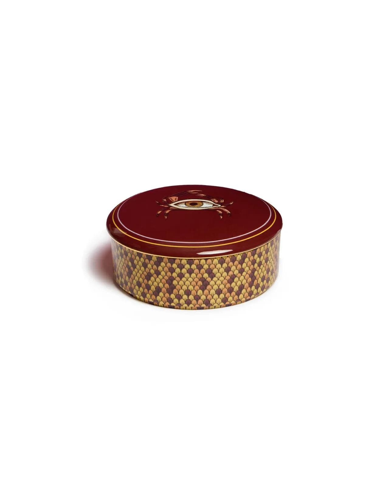 New La DoubleJ KeepsakeThe Crab Bordeaux in Porcelain