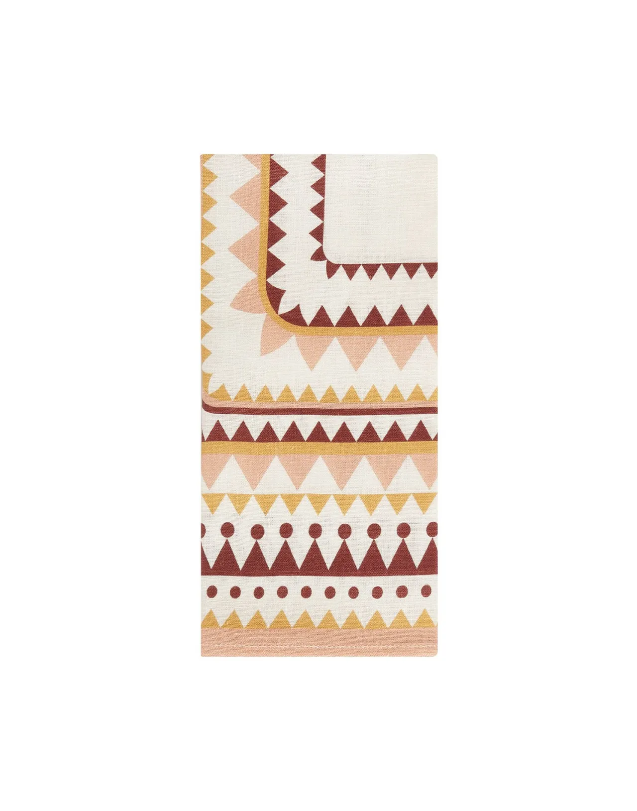 Clearance La DoubleJ Large Napkins Set Of 2Doric Placée Pink in Linen