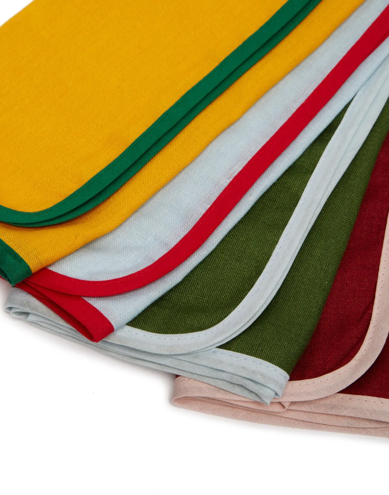 Online La DoubleJ Large Napkins Set Of 4Rainbow Mix in Linen