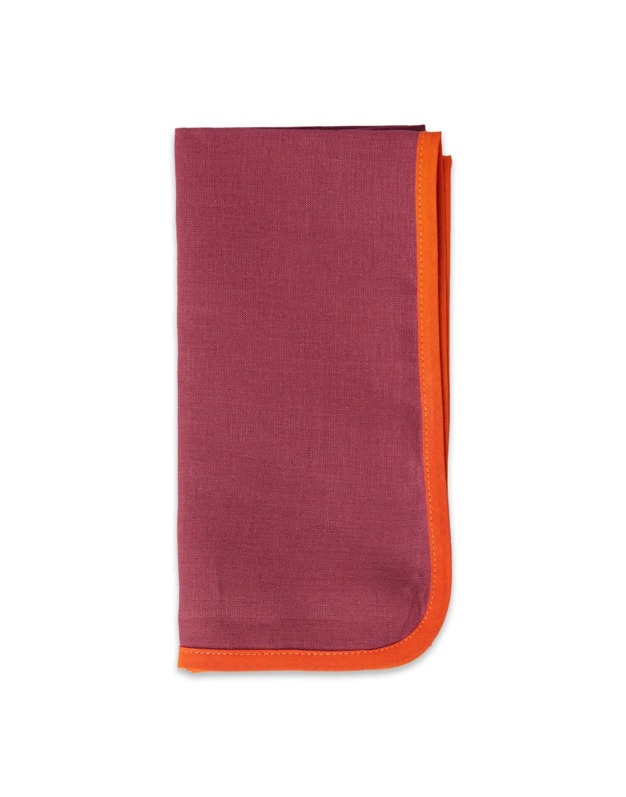 Outlet La DoubleJ Large Napkins Set Of 2Rainbow Raspberry in Linen