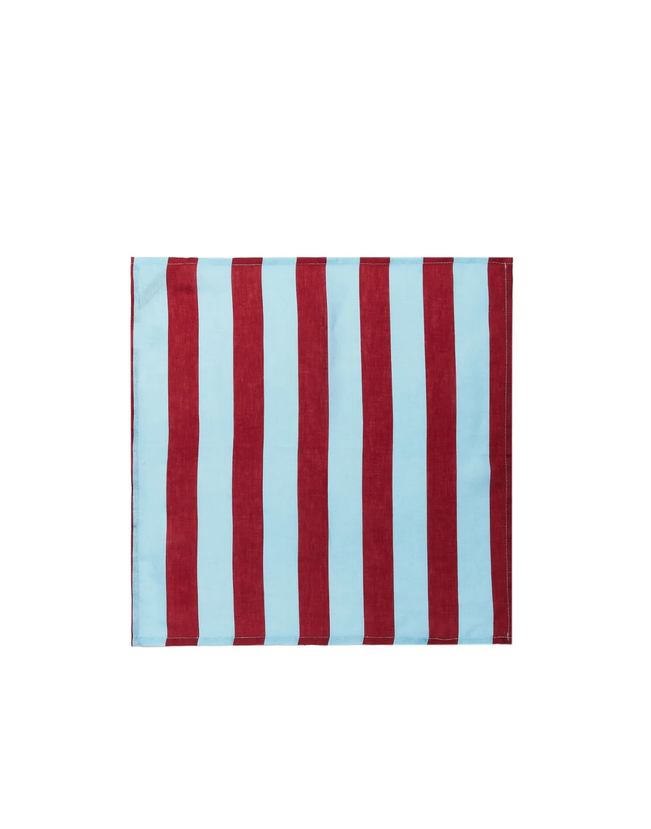 Discount La DoubleJ Large Napkins Set of 6Riga Bordeaux - Azzurro in Linen