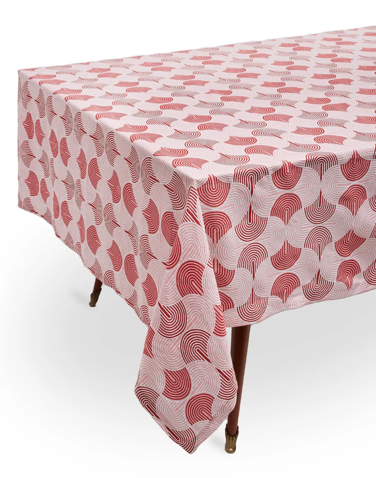 Flash Sale La DoubleJ Large Tablecloth (180x350)Slinky Rosso in Linen