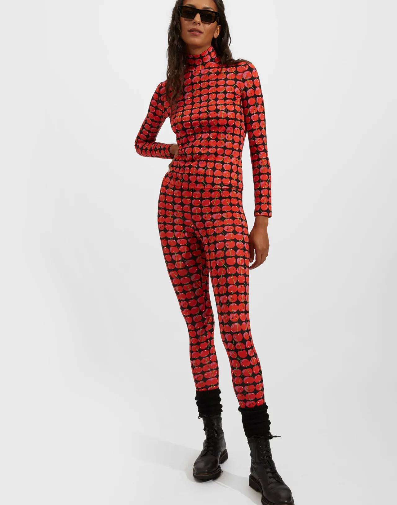 Cheap La DoubleJ LeggingsBlack Cherries in New Skinny Jersey