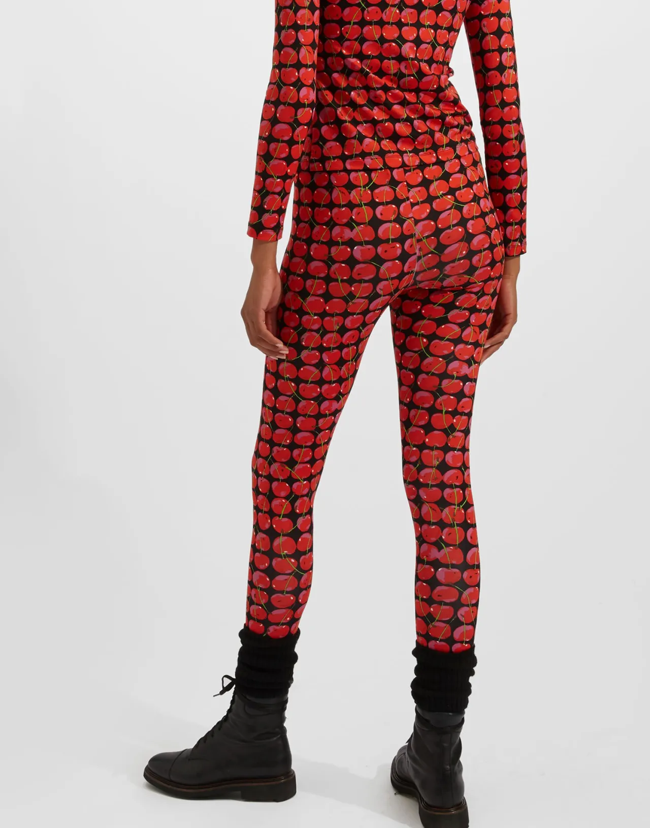 Cheap La DoubleJ LeggingsBlack Cherries in New Skinny Jersey