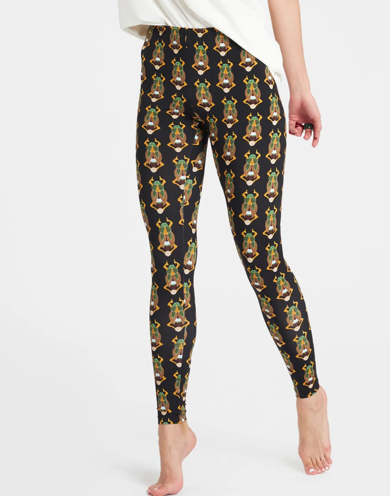 Outlet La DoubleJ LeggingsScarab Black in Skinny Jersey