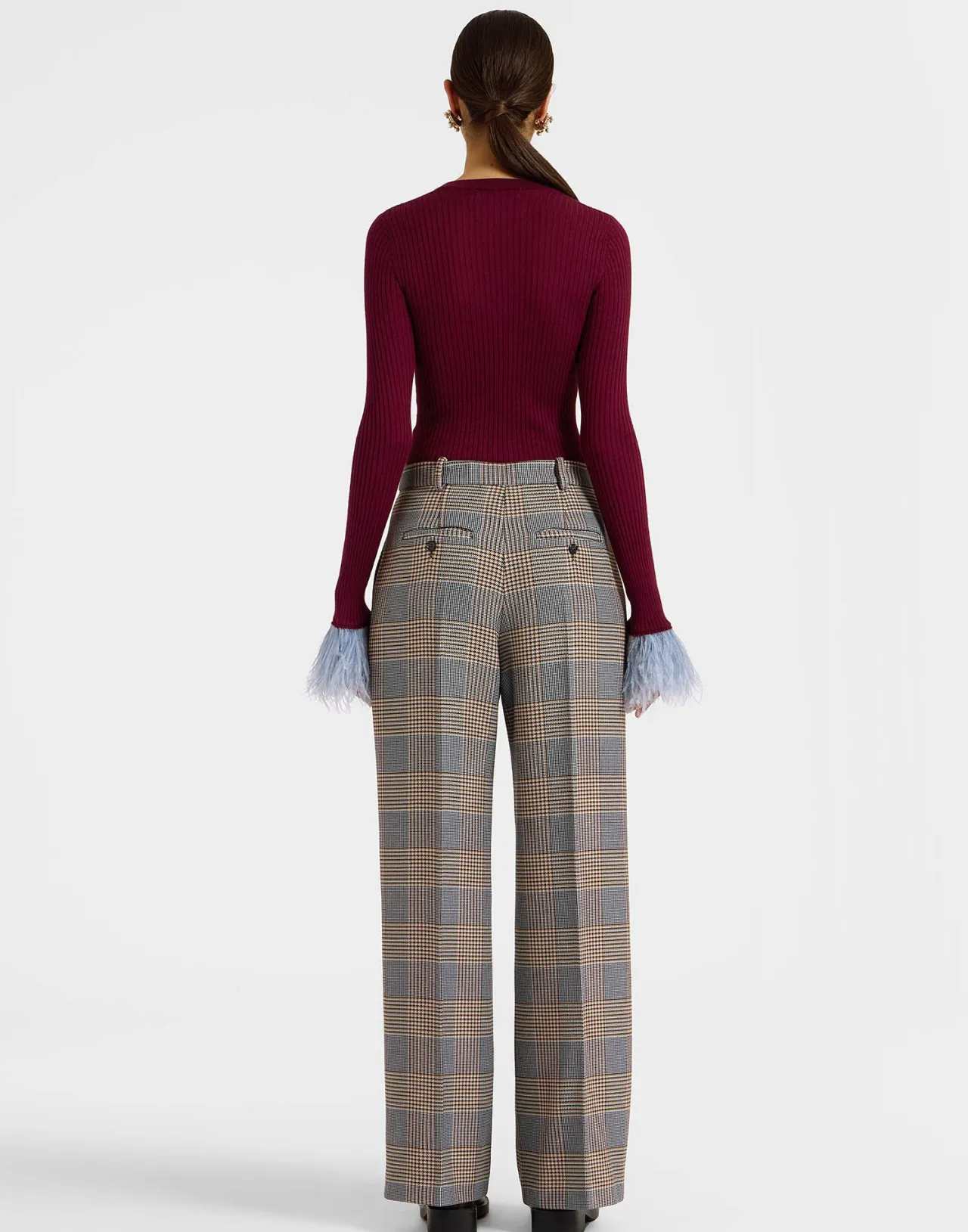 Best Sale La DoubleJ Loose PantsMoors Multicolor in Viscose Tailoring