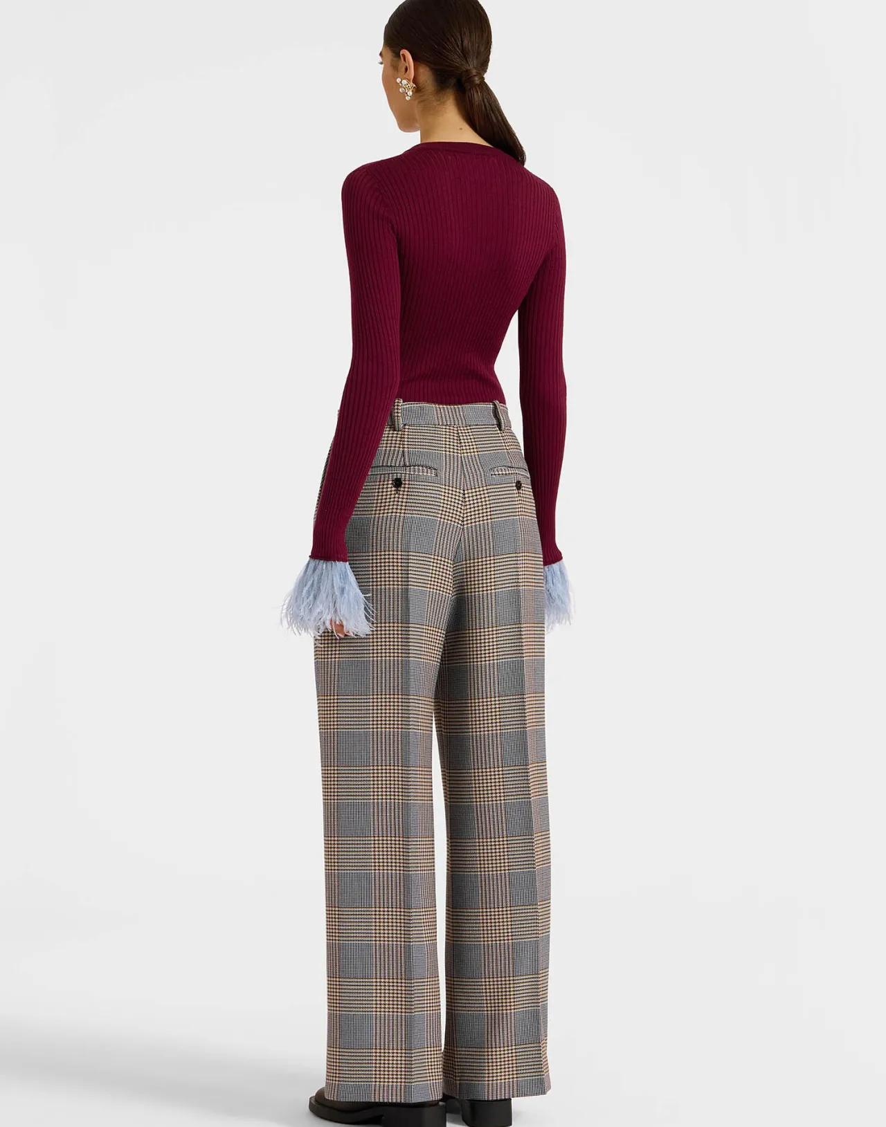 Best Sale La DoubleJ Loose PantsMoors Multicolor in Viscose Tailoring