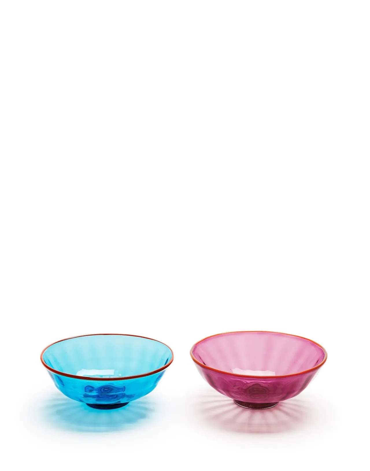 Online La DoubleJ Luxury Nut Bowl Set of 2Turchese/Viola in Glass