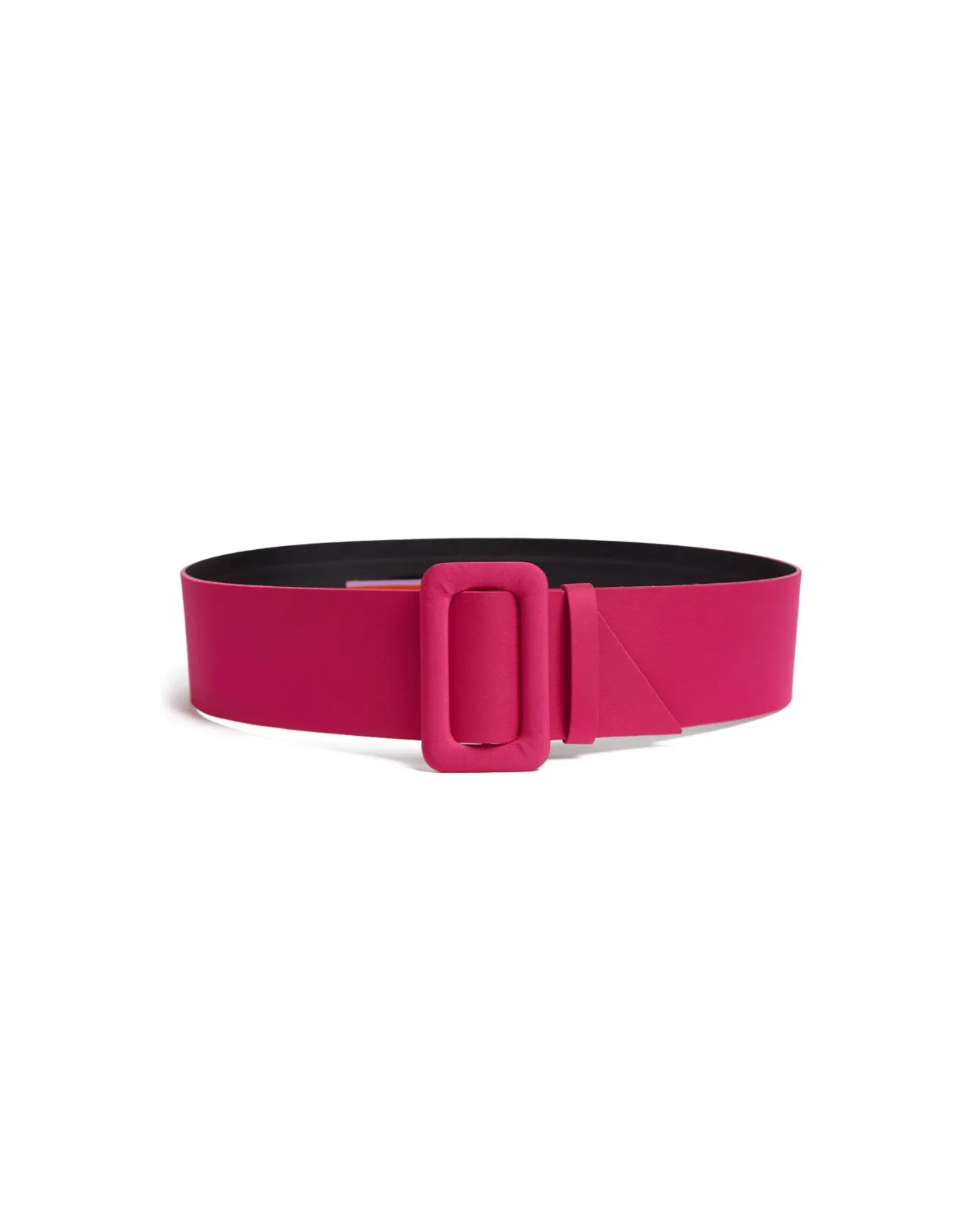 Outlet La DoubleJ Medium BeltCyclamen in Stretch Satin