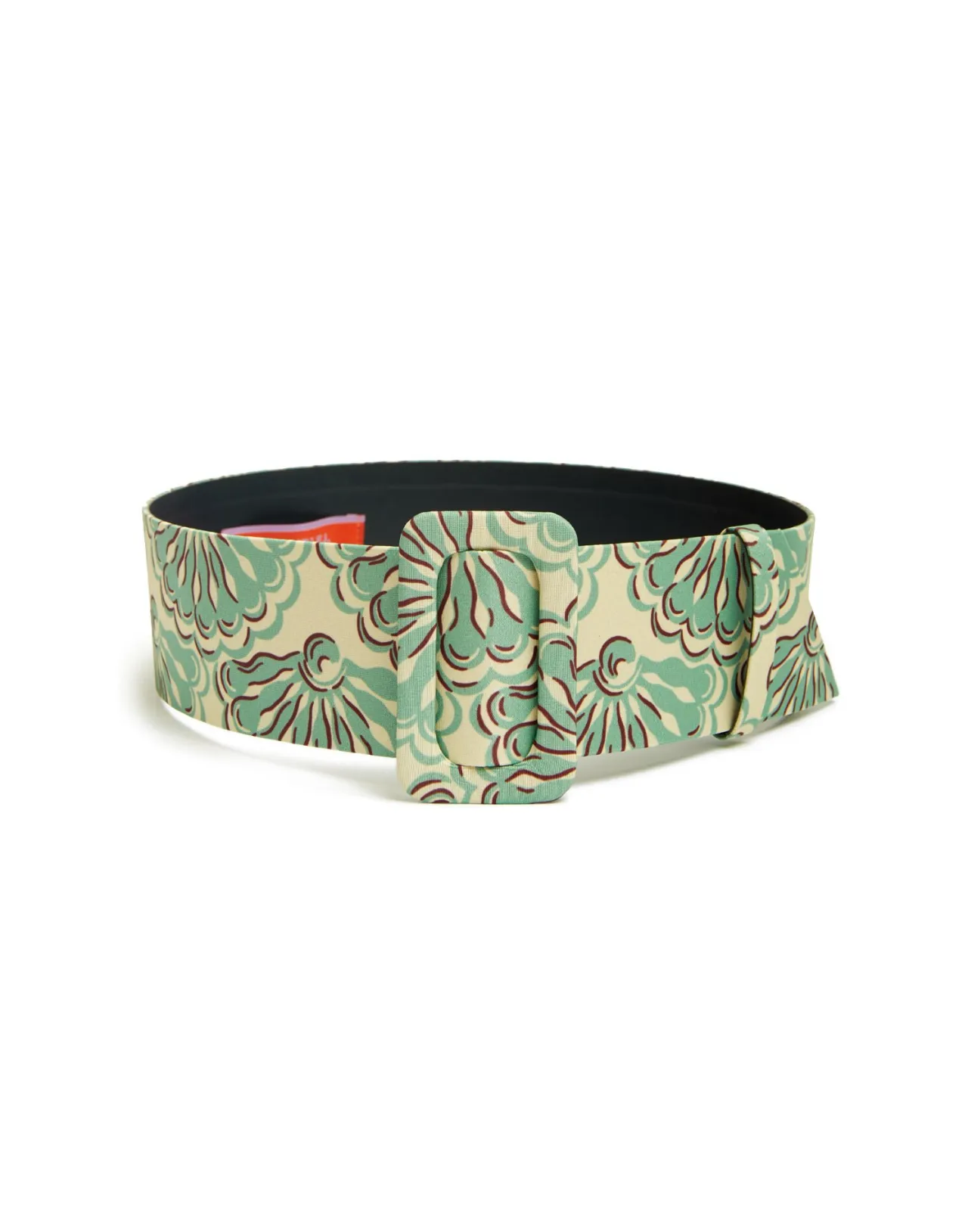 Shop La DoubleJ Medium BeltFans Mint in Light Faille