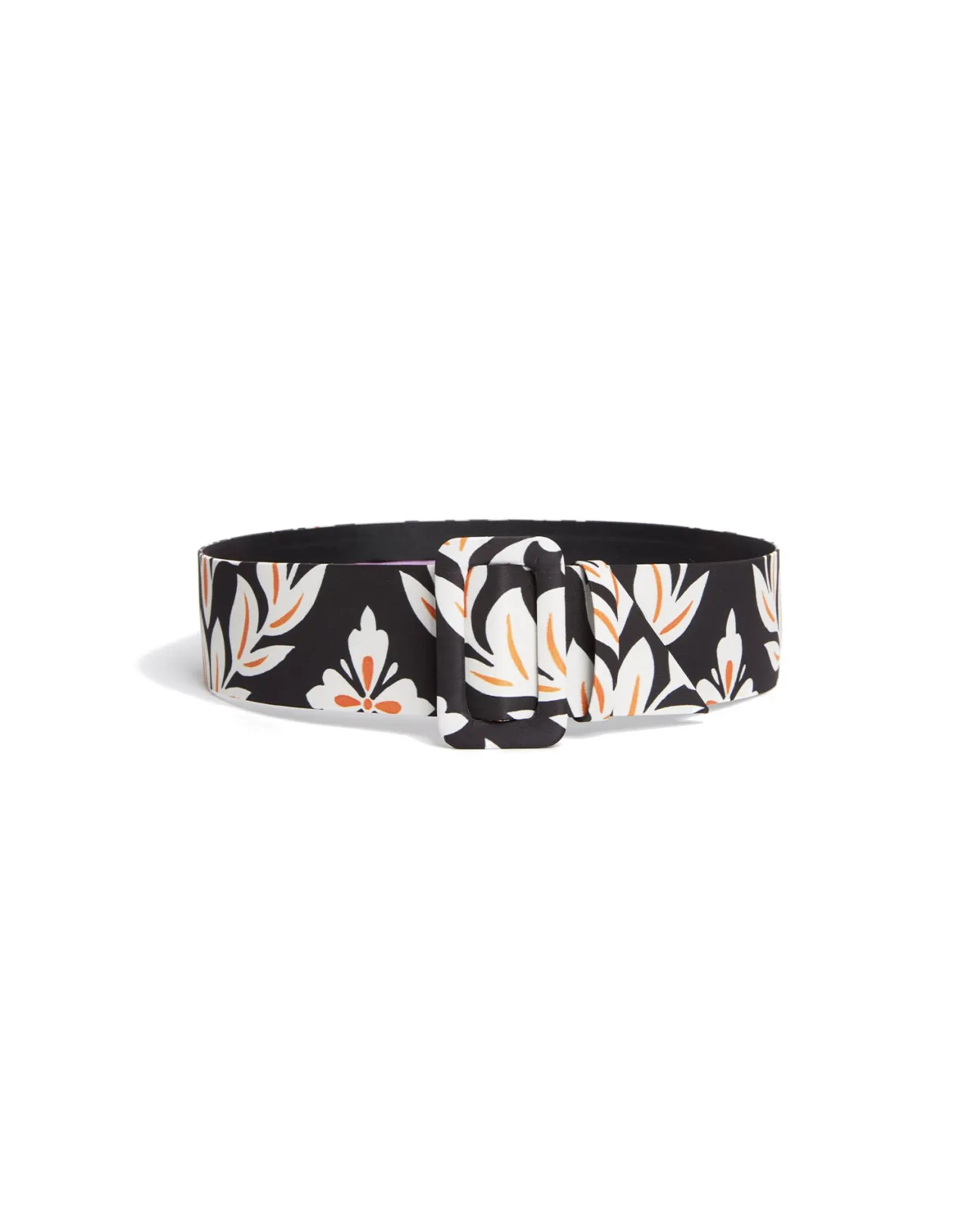 Cheap La DoubleJ Medium BeltGhirlanda Black in Light Faille