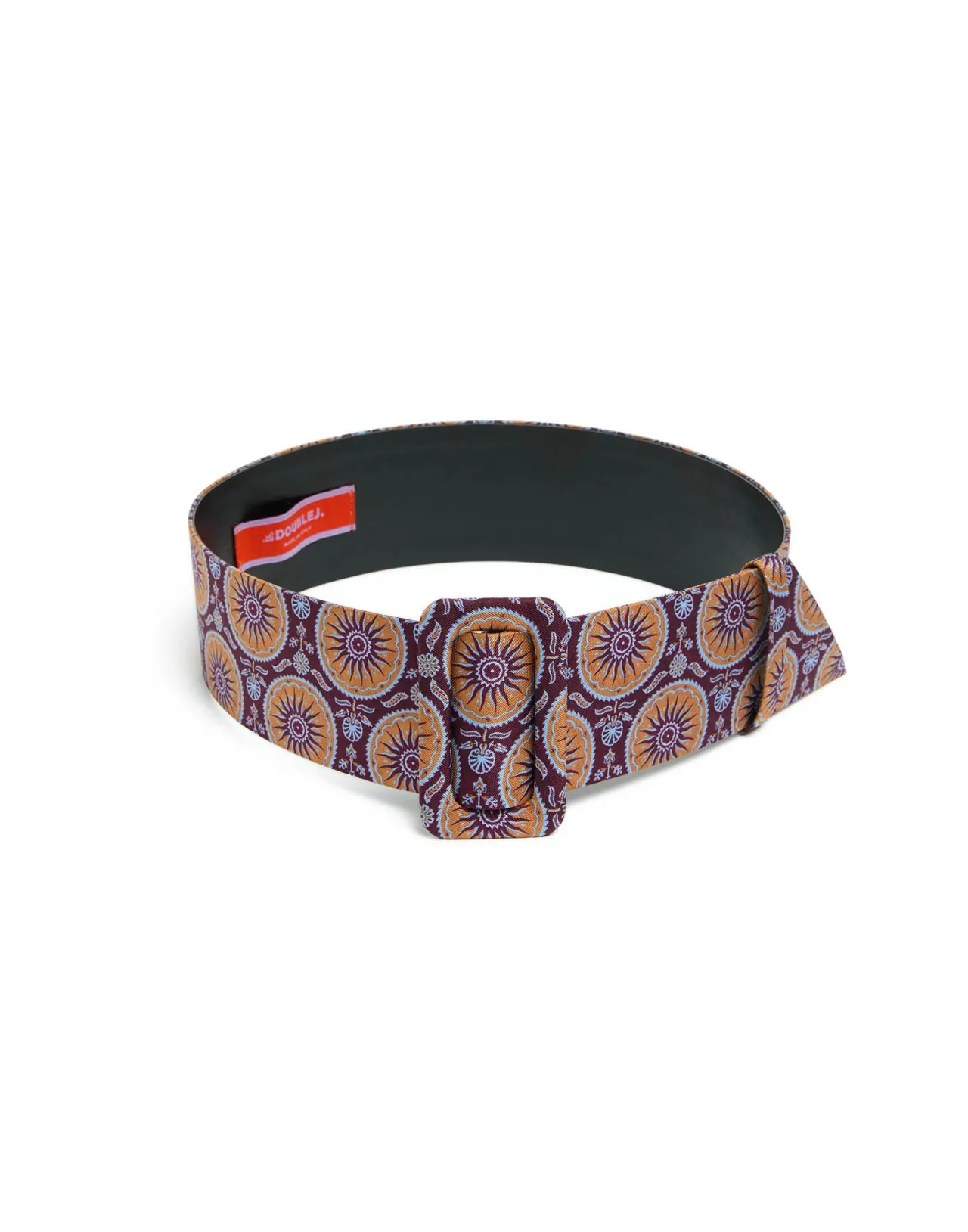 Flash Sale La DoubleJ Medium BeltSovereign Mini Purple in Light Faille