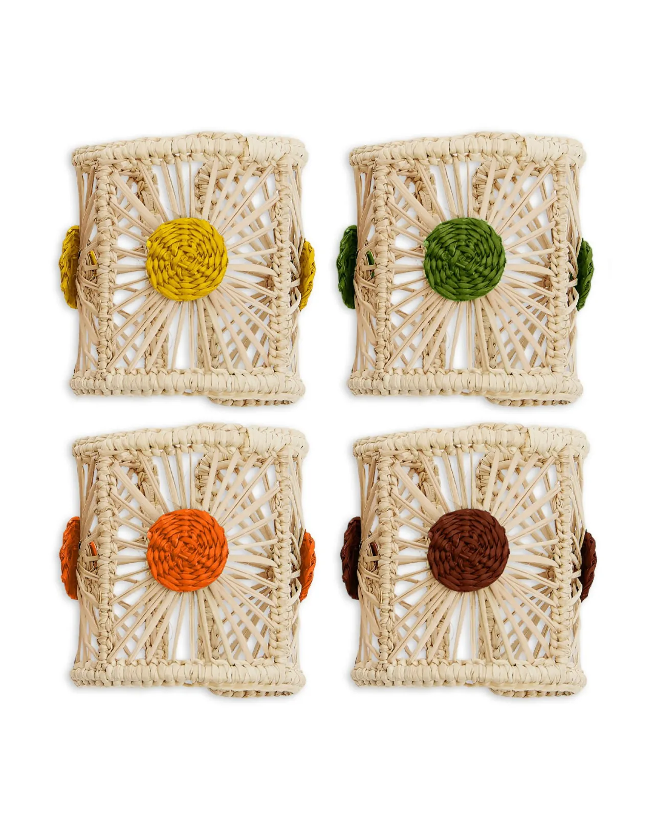 Sale La DoubleJ Napkin Rings Set Of 4Mixed in Iraca