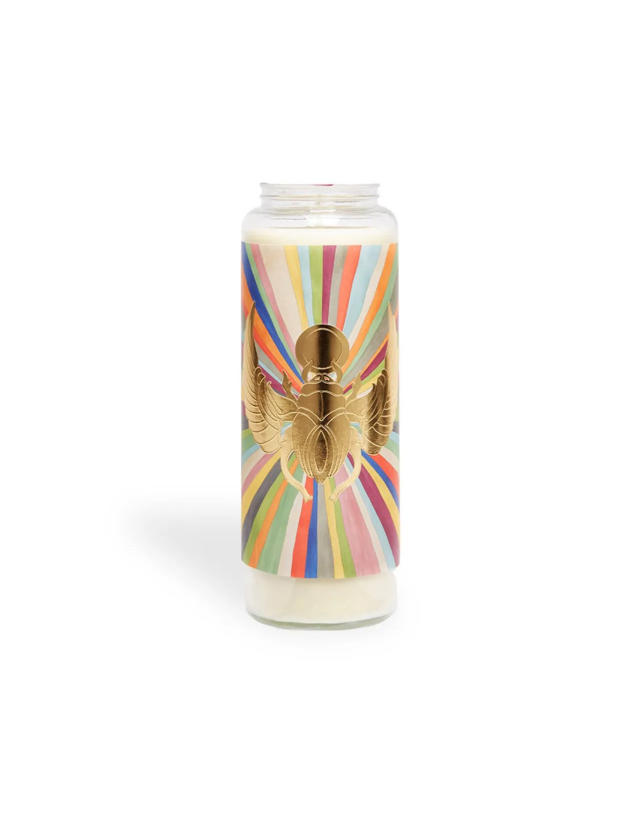 Discount La DoubleJ Pillar CandleKhepri in Glass