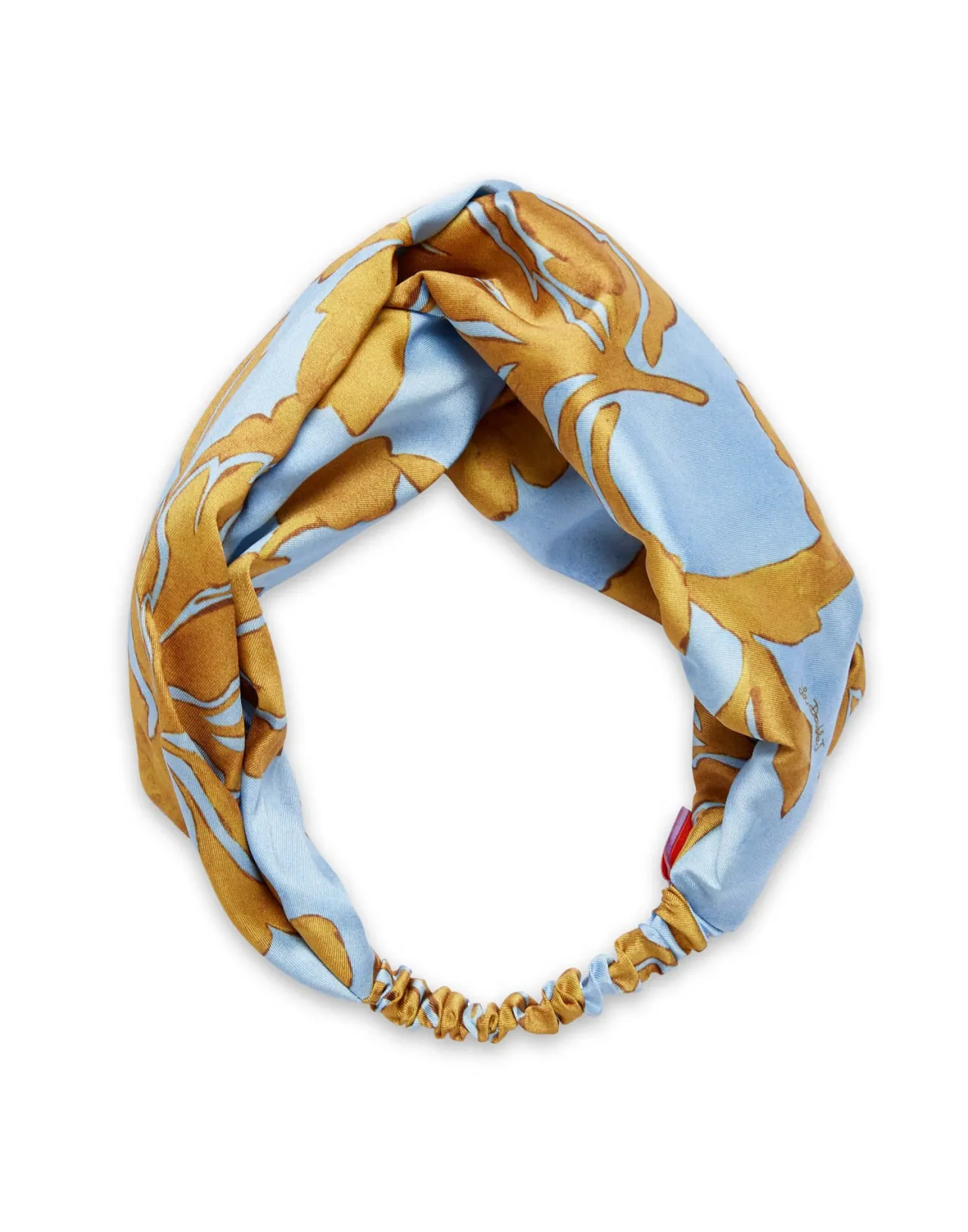 Outlet La DoubleJ Pinup HeadbandTangle Light Blue in Twill