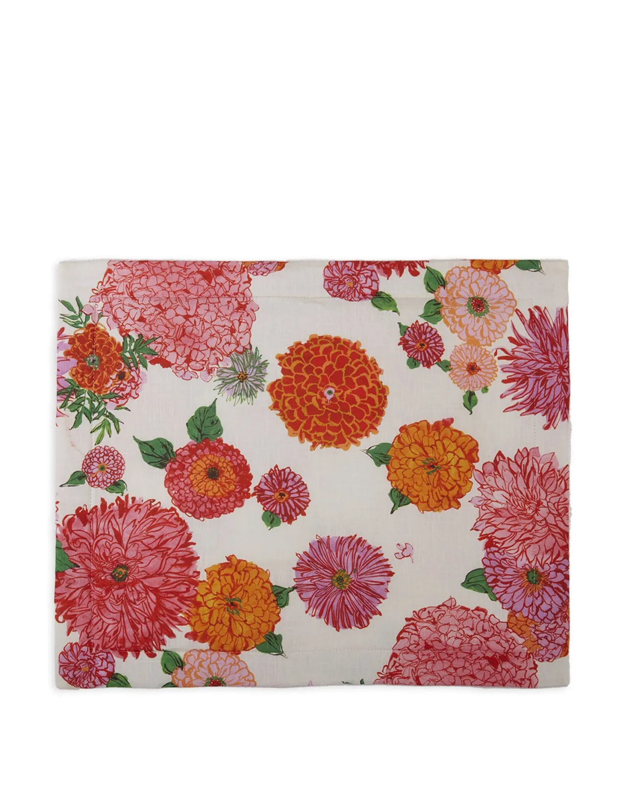 Shop La DoubleJ Placemat Set Of 2Bright Blooms in Linen