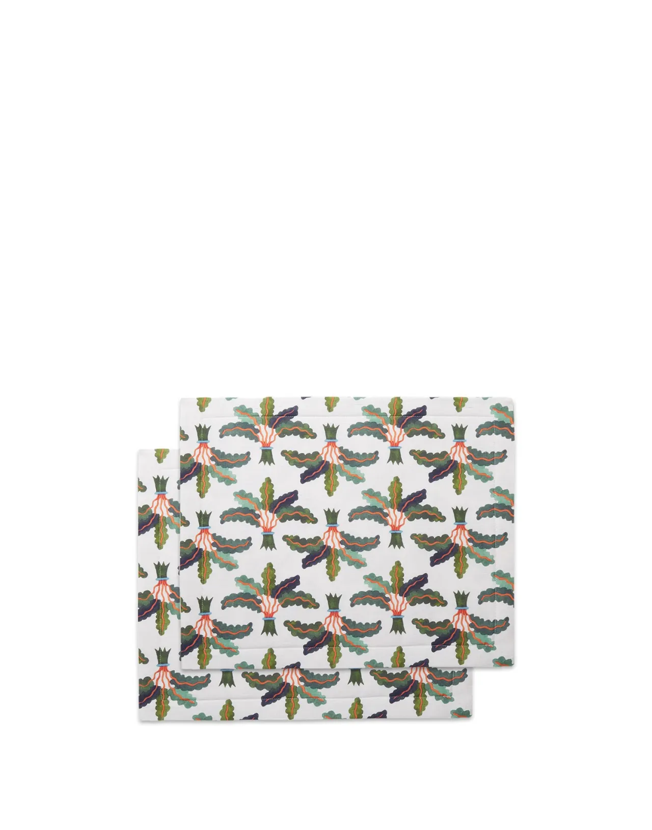 Outlet La DoubleJ Placemat Set Of 2Palms in Linen