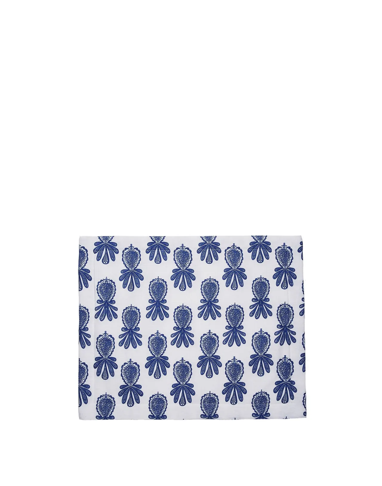 Hot La DoubleJ Placemat Set Of 2Pineapple Blu in Linen