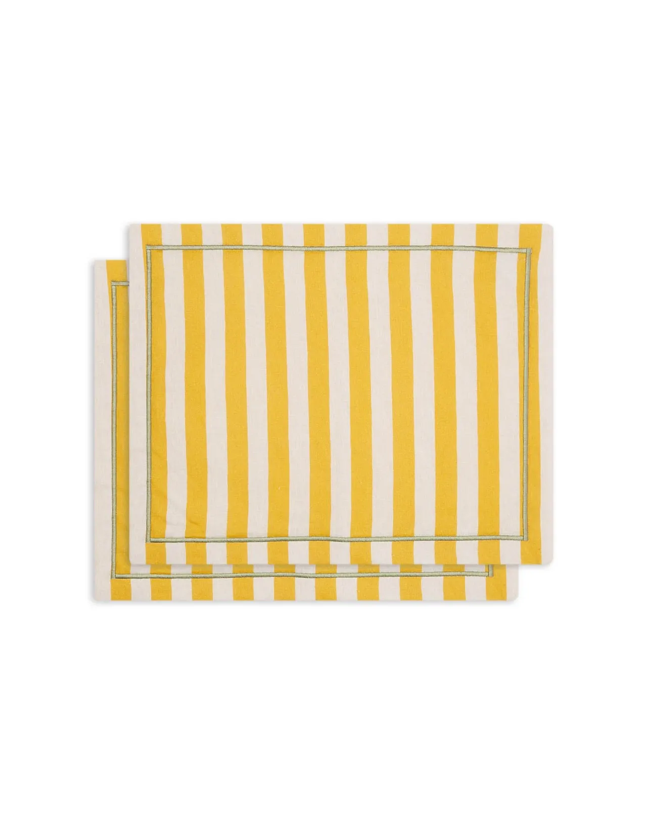 Fashion La DoubleJ Placemat Set Of 2Riviera Giallo in Linen